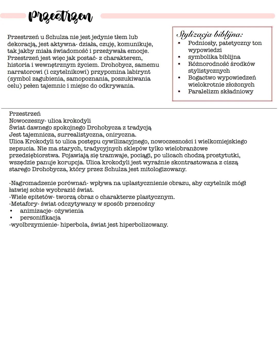 # Sklepy Cynamonowe Bruno Schulz
## Geneza
Opowiadanie powstały, gdy Schulz pracował
jako nauczyciel rysunku w gimnazjum. Nie
zamierzał ic