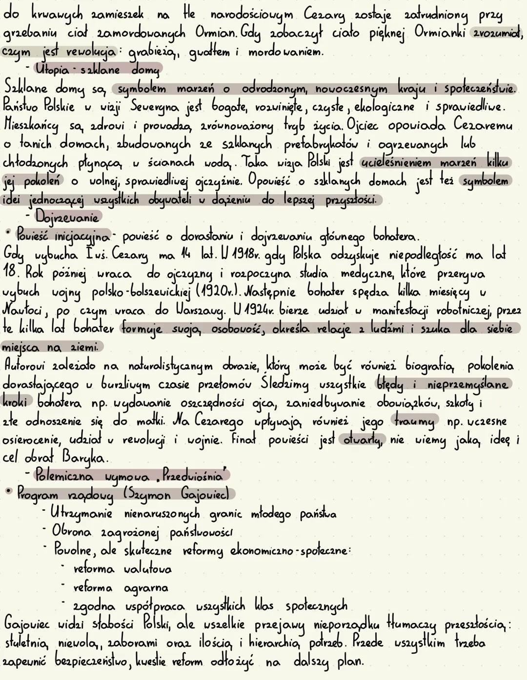 # PRZEDWIOŚNIE
Stefan Żeromski
Czas akcji
- lata 20 XX.
- od wybuchu I ws. (1914) do marszu vobotników na Belweder (1924r.
vażne dały
•