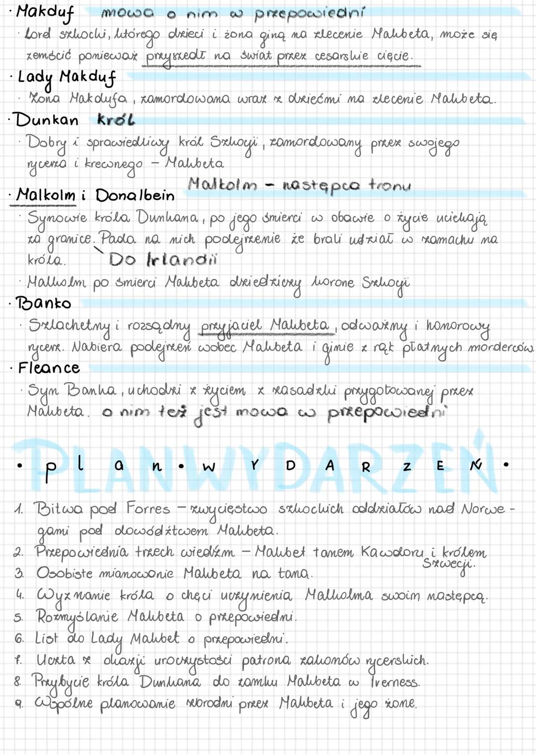 # Makbet
William
Shakespeare
大
GATUNEK: dramat Szekspirowsti (xrywa z konwencją tragedi
CZAS I MIEJSCE AKCJI
czas wydarzeń: wczesne sredni