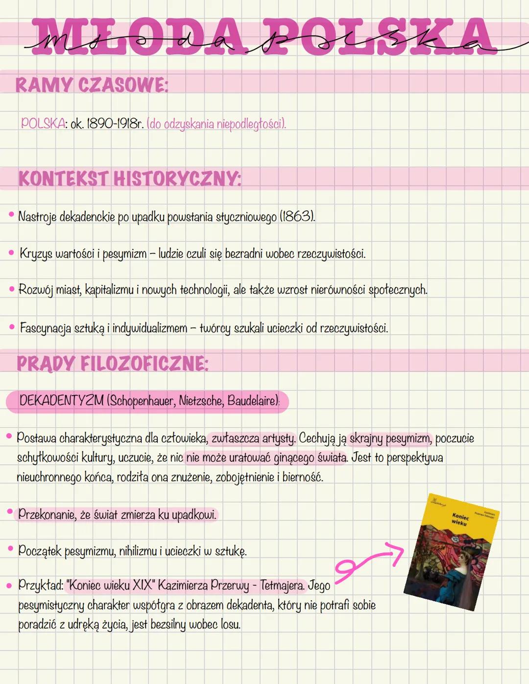 # POZYTYWIZM
RAMY CZASOWE:
POLSKA-od 1864r. (upadek powstania styczniowego) do lat 90 XIX w.
EUROPA- druga połowa XIX w. (po Wiośnie Ludów