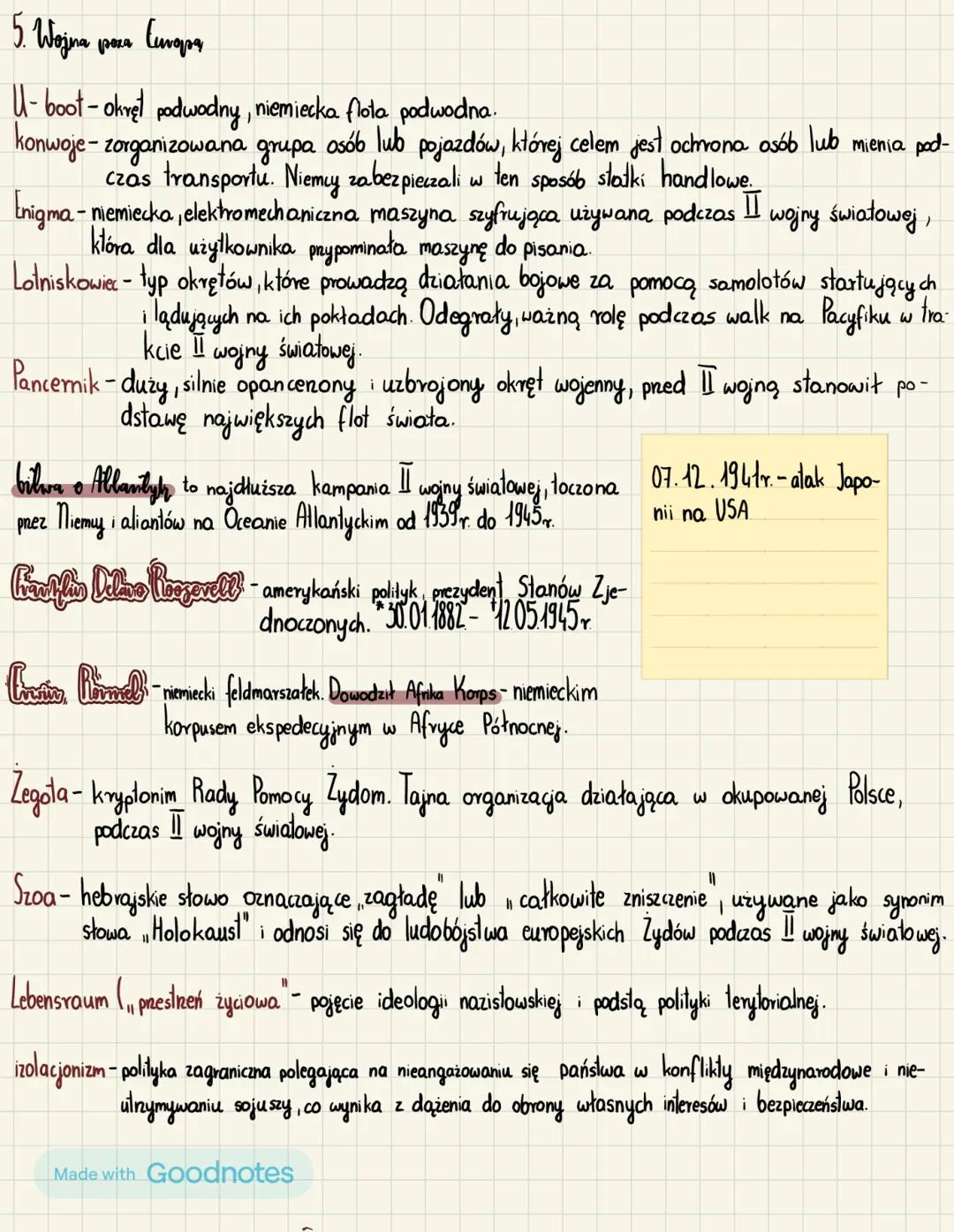 # historia
klasa 8.
1. Napaść na Polskę.
wojena błyskawiczna - (Blitzkrieg) Jej założeniami były:
* alak na wybranych odcinkach frontu