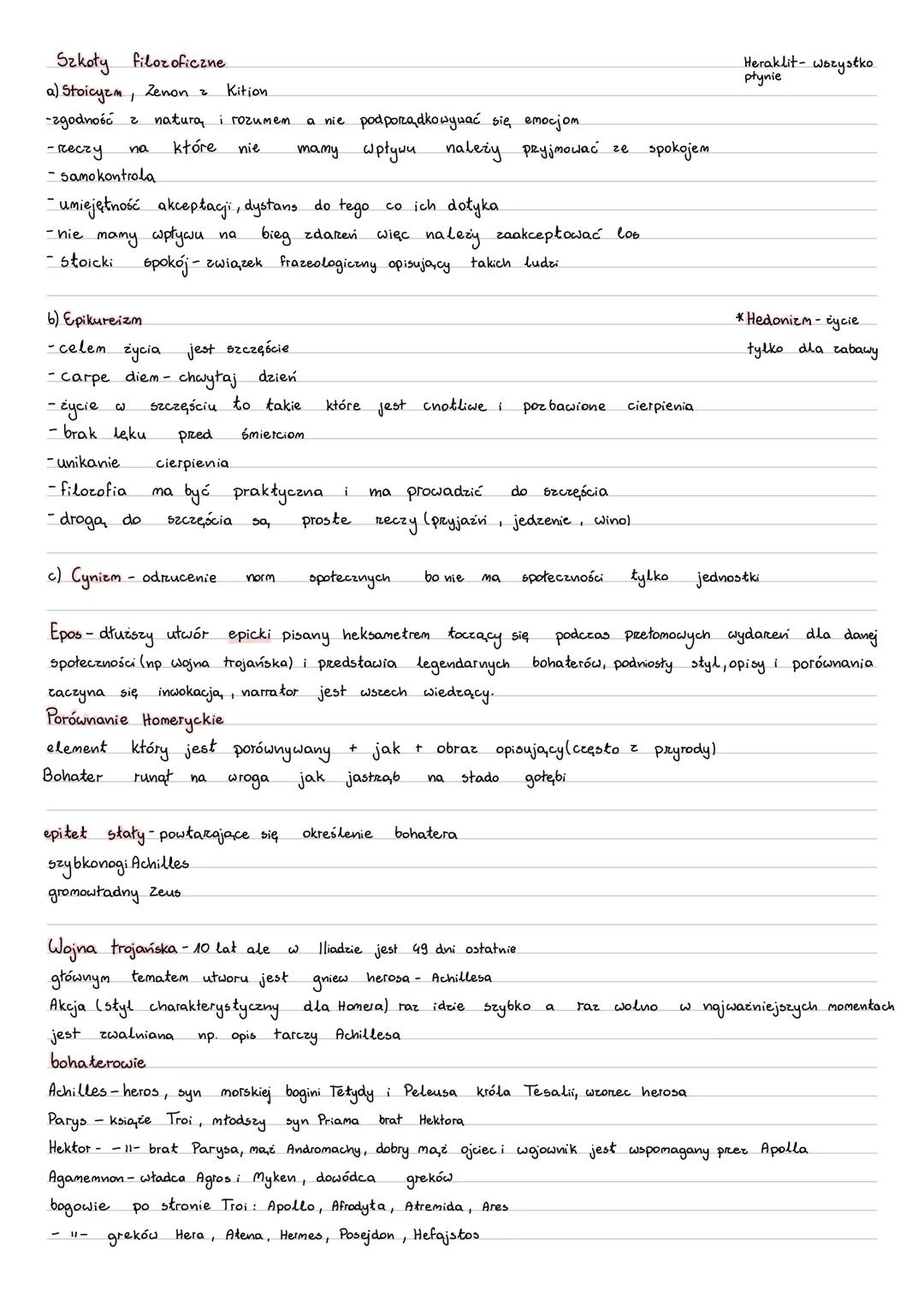 Antyk
mit- opowieść o bogach i herosach
mitologia zbiór mitów
1) Mit o Sycyfie
frazeologizm z mitu "Syzyfowa praca" -nie kończąca się, r