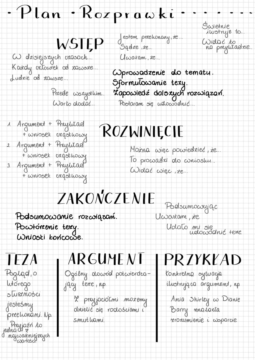 # · Plan-Rozprawki
# WSTĘP
W dzisiejszych czasach...
Każdy
oxtowtek od zawsze...
Ludzie od zawsze...
Jestem przekonany, że...
Sądze, że..