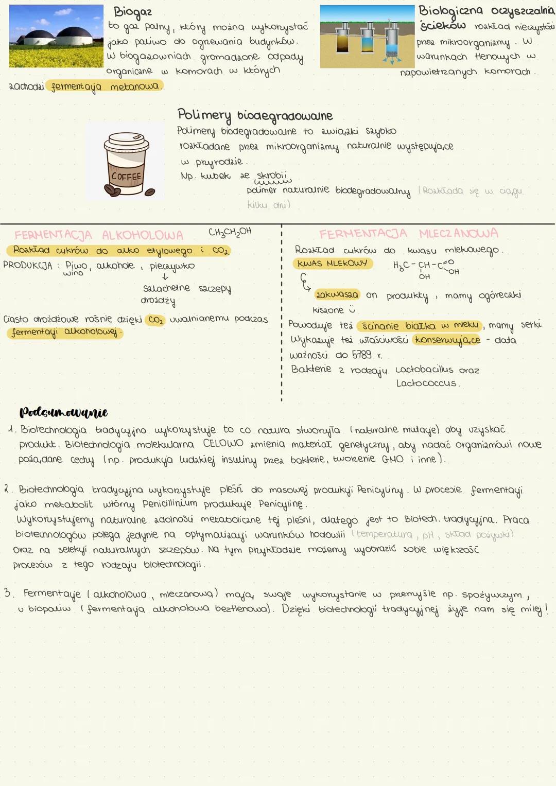 # Genetyka
1. Biotechnologia tradycyjna - korzysta z naturalnych organizmów lub produktów (substancji) od nich. Selekcja sztuczna z zastoso