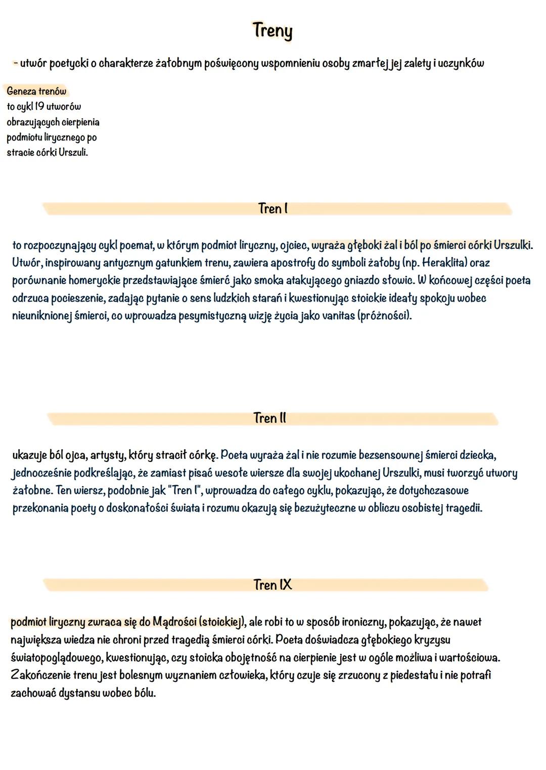 # Renesans - utwory
# Jan Kochanowski - utwory
## Fraszka
- krótki utwór poetycki o charakterze żartobliwym lub refleksyjnym
### Przykła