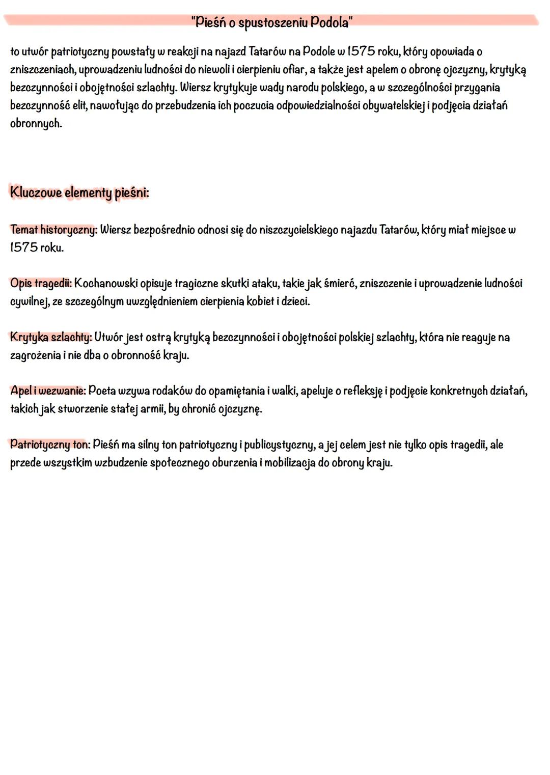 # Renesans - utwory
# Jan Kochanowski - utwory
## Fraszka
- krótki utwór poetycki o charakterze żartobliwym lub refleksyjnym
### Przykła