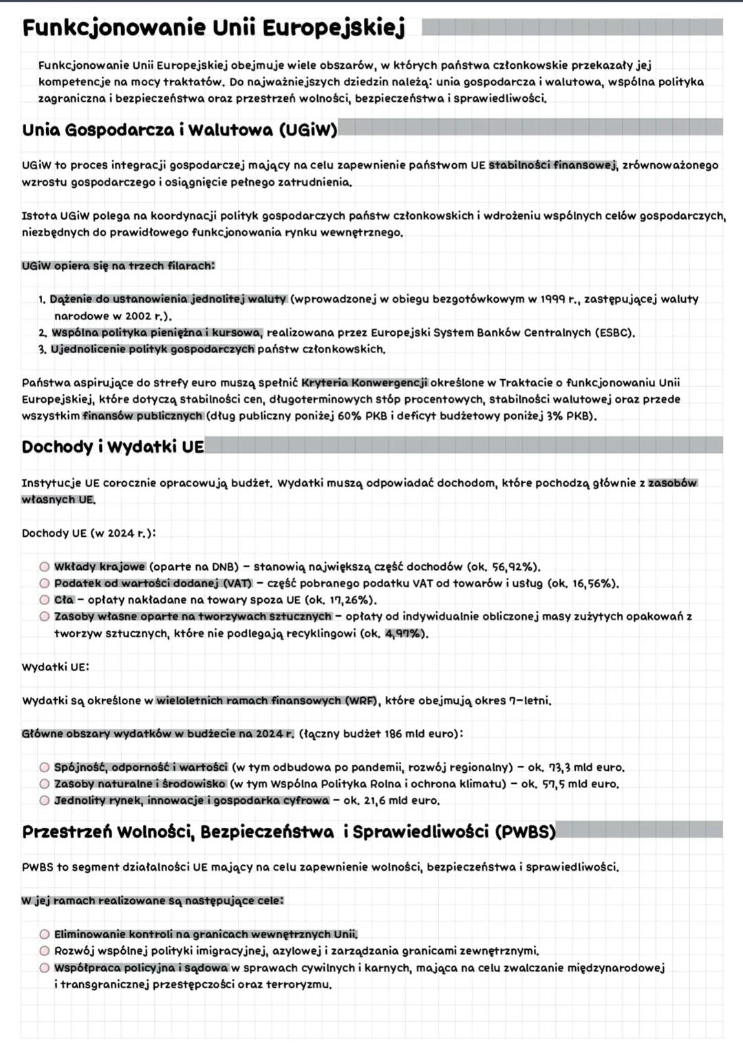 # Funkcjonowanie Unii Europejskiej
Funkcjonowanie Unii Europejskiej obejmuje wiele obszarów, w których państwa członkowskie przekazały jej