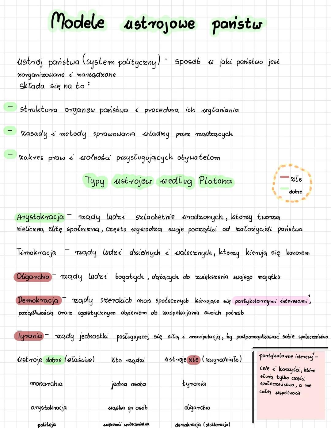 Ustroje
Współczesnych
Państw # Modele ustrojowe panstw
ustroj parństwa (system polityczny) - sposób w jaki państwo jest
xorganizowane i x