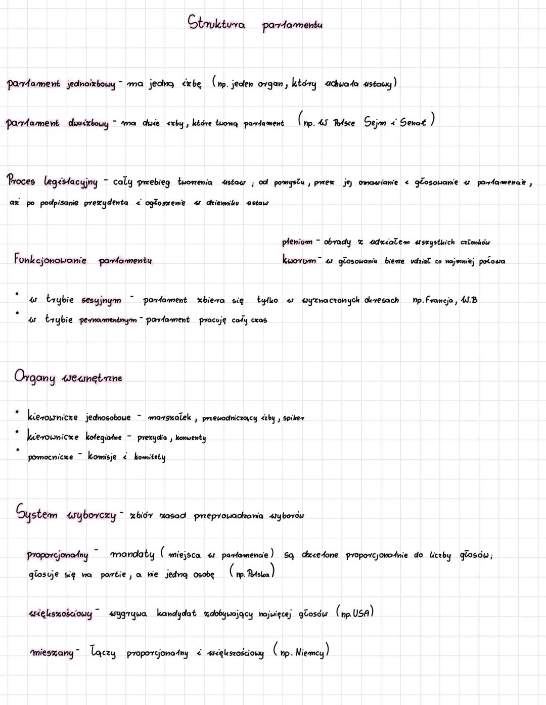 Ustroje
Współczesnych
Państw # Modele ustrojowe panstw
ustroj parństwa (system polityczny) - sposób w jaki państwo jest
xorganizowane i x