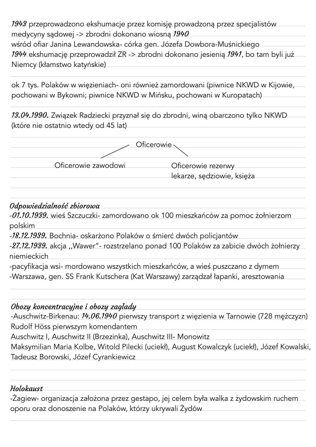 Temat: Polska pod okupacją niemiecką i sowiecką
Pakt Ribbentrop-Molotow
-linia podziału wzdłuż Narew-Wisła-San
-23.08.1939.
Traktat o gran