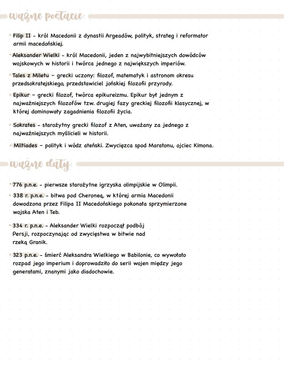 # sprawdzian
historia dział 1 pierwsza klasa liceum
Pojęcia:
* Polis to greckie państwo-miasto, które było podstawową
formą organiz