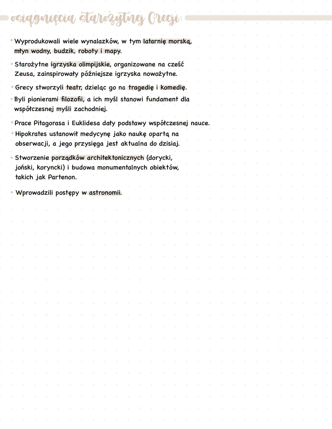 # sprawdzian
historia dział 1 pierwsza klasa liceum
Pojęcia:
* Polis to greckie państwo-miasto, które było podstawową
formą organiz