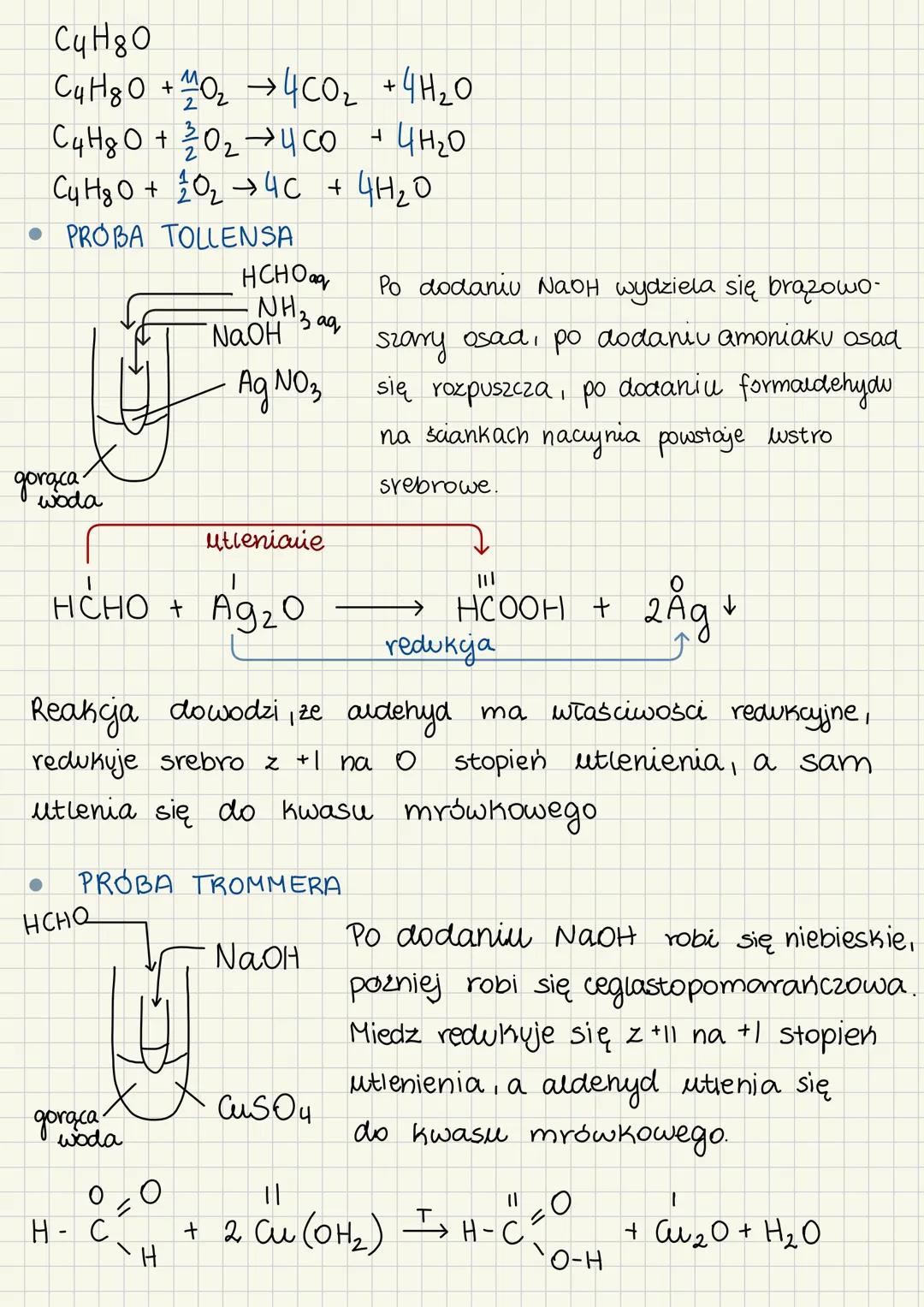 # Aldehydy i ketony
ALDEHYDY pochodne węglowodorów, których cząsteczki
zawierają grupę funkcyjną - CHO
grupa aldehydowa - $C=O$
wzór ogol