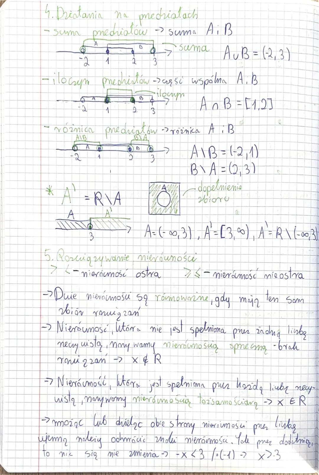 # Język Matematyki - driat 2
1.2biory
I predmioty, 2 lktórych tworzony jest zbiór, nanywamy
elementami tego zbioru
③ Podbion A⊂B jeśli le