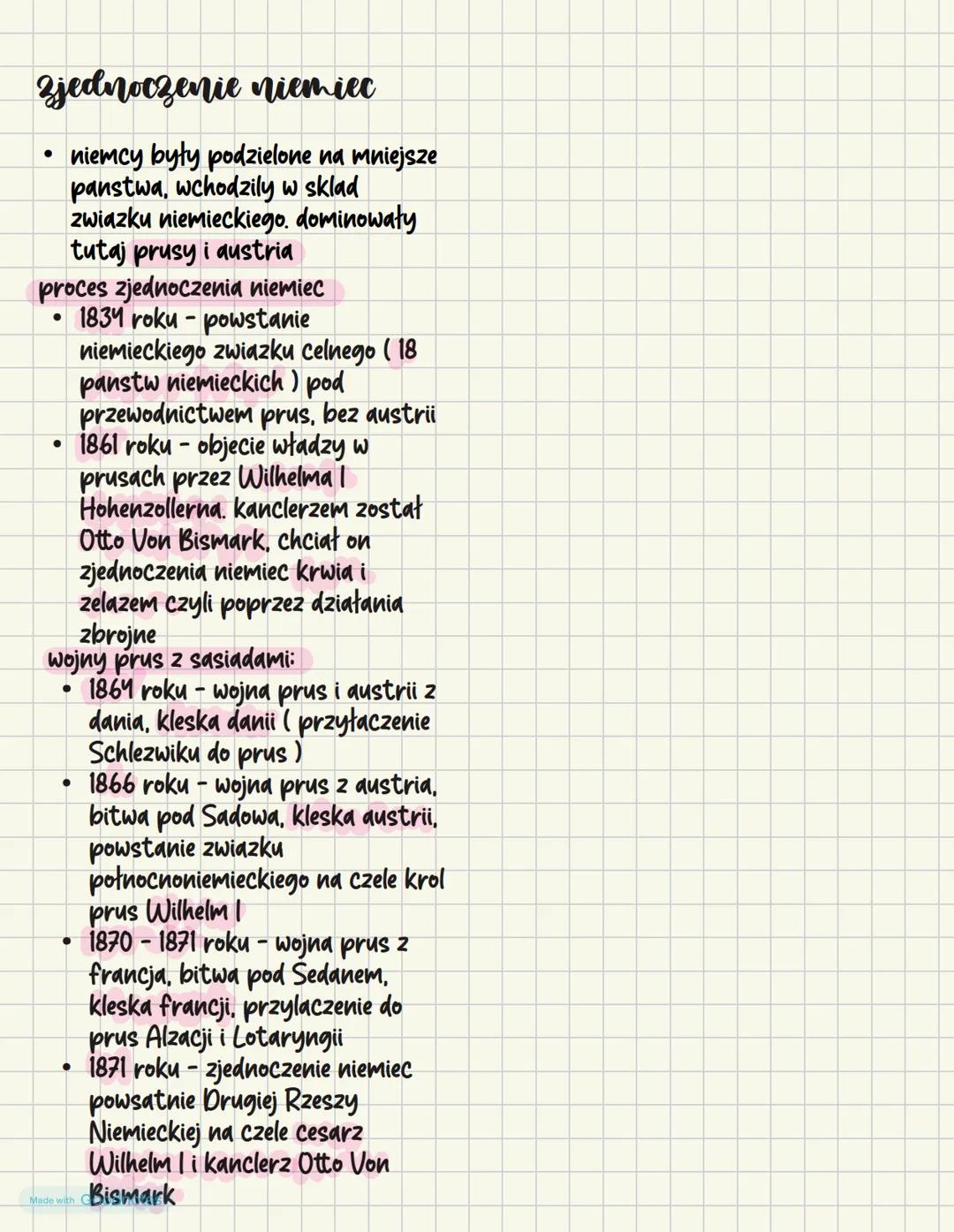 podsumowanie
europa i świat po Wiośnie ludow
1. stany zjednoczone w XIX wieku
wojna secesyjna (1861-1865)
przyczyny:
• podział na potno
