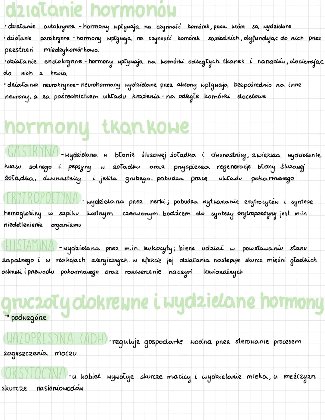 # UKLAD HORMONALNY
• działa za pomoca hormonów, które modyfikuja (stymujuja, lub hamuja) czynności komórek
docelowych
• Składają się grucz