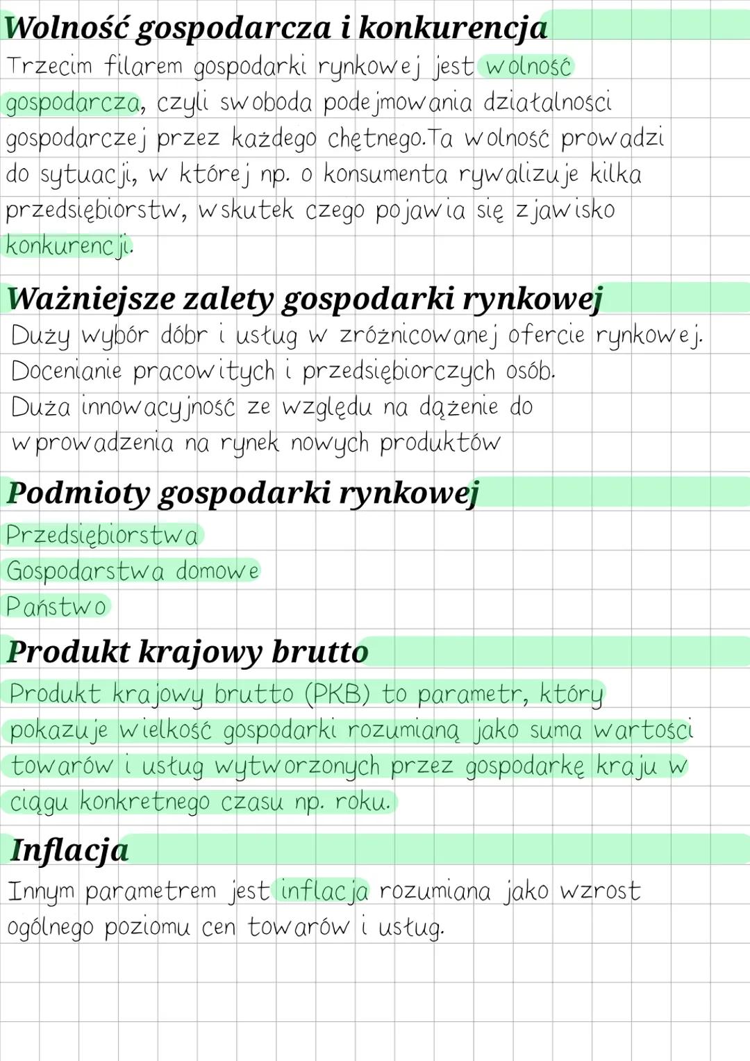 # Gospodarka rynkowa i jej podmioty
Czym jest gospodarka rynkowa?
Gospodarka rynkowa (kapitalistyczna) to system
ekonomiczny w którym ludzi