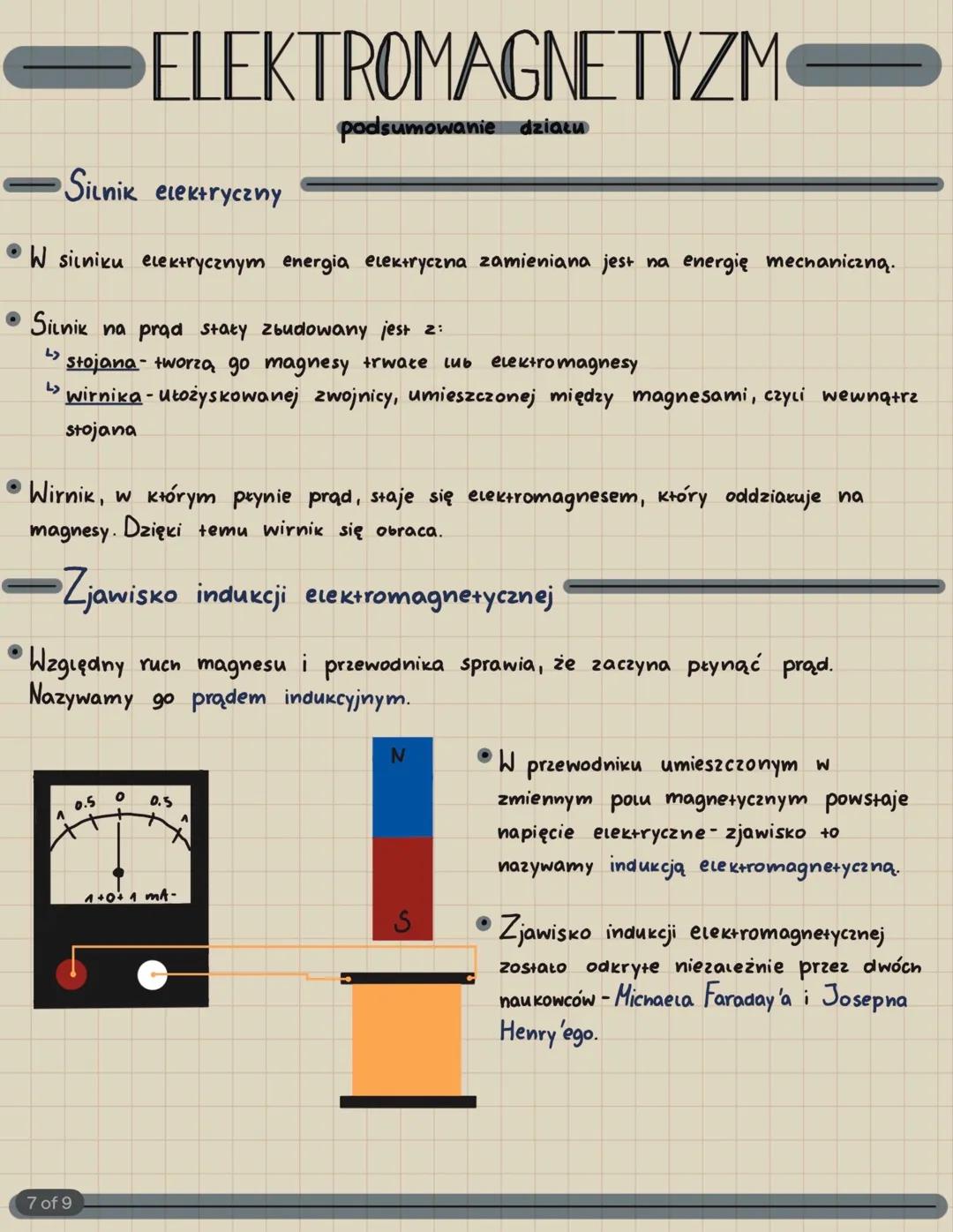 # ELEKTROMAGNETYZM
podsumowanie działu
# Magnes trwały
magnes- ciało, które przyciąga ferromagnetyki albo przyciąga lub odpycha inne magn