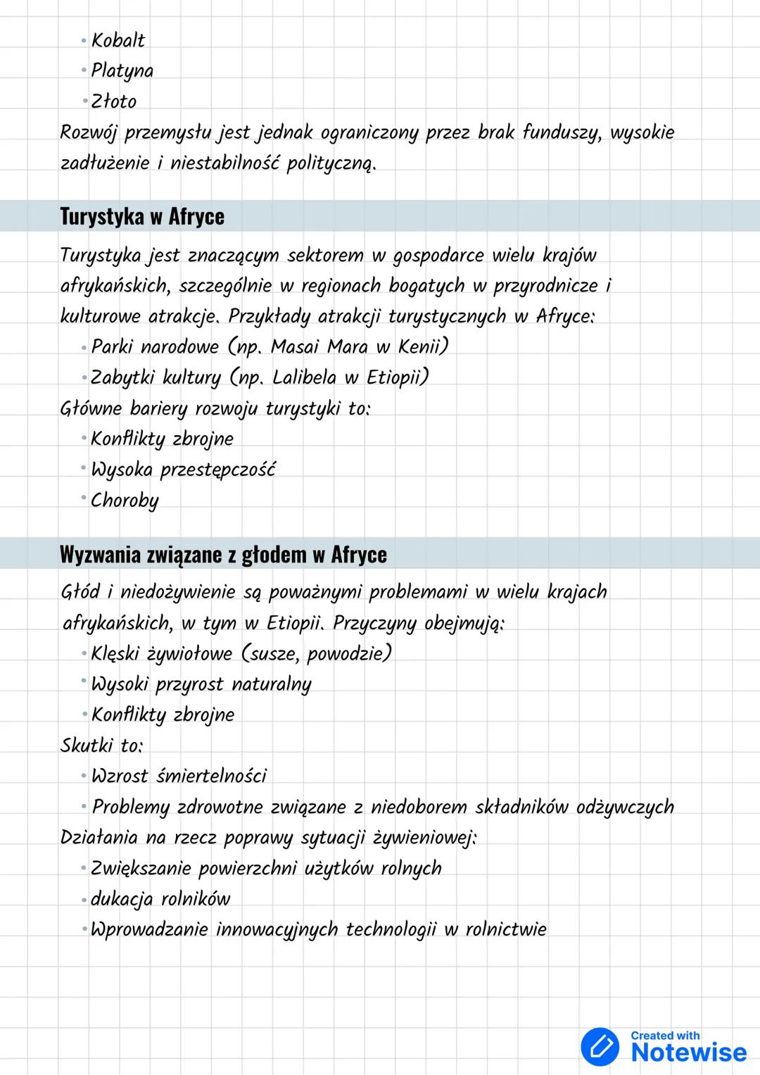 # Afryka
dział 2
Położenie matematyczno-geograficzne
Afryka leży na wszystkich czterech półkulach, a przez jej obszar przebiegają
południ