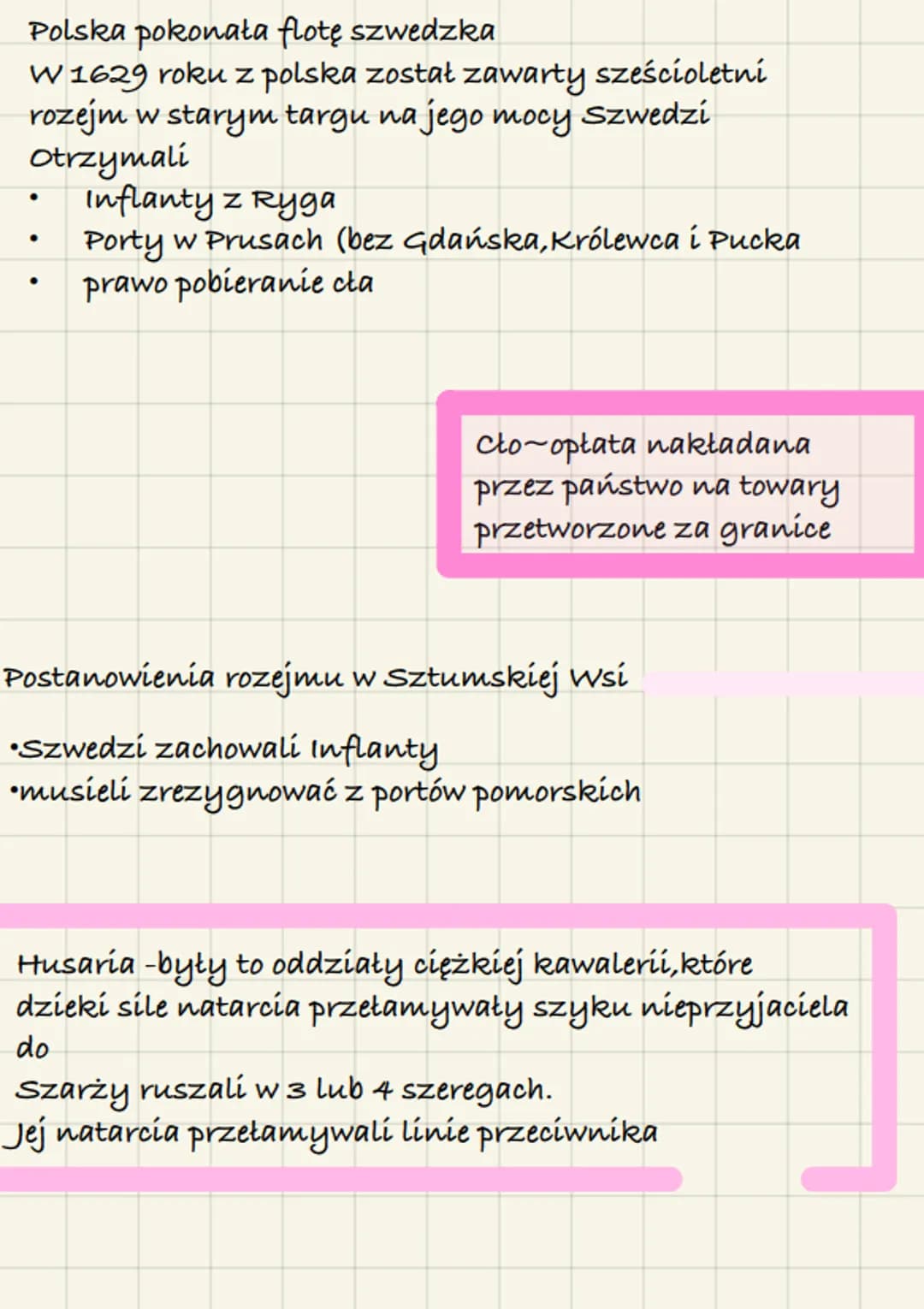 Historia
Nic - 1605r bitwa pod Kircholmem
- 1627r bitwa pod Oliwą
- 1635r rozejm w Sztumskiej wsi
Wojny polsko szwedzkie
# Historia
## P
