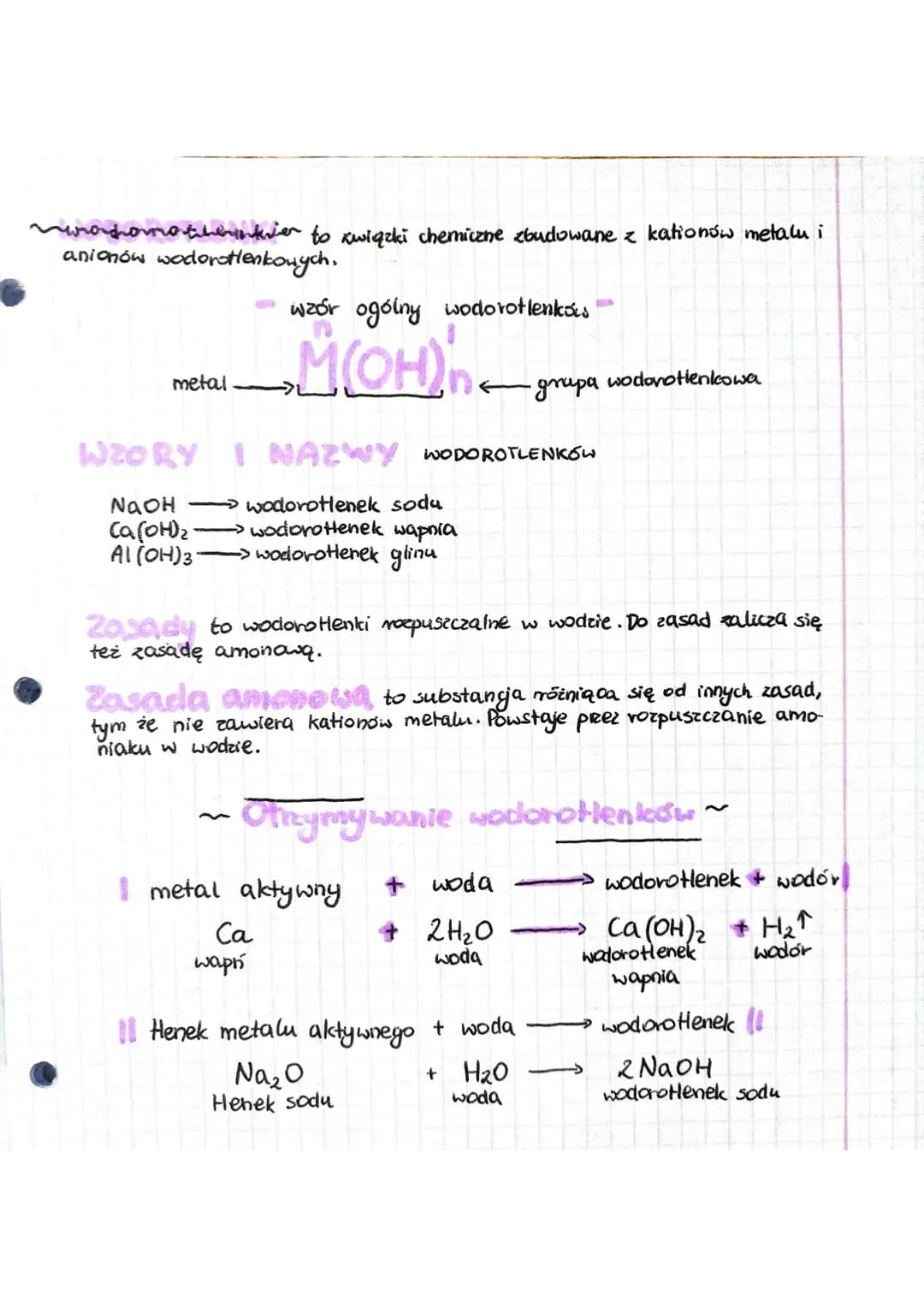 # TLENKI I WODOROTLENKI
tlenki to związki chemiczne tlenu z innymi pierwiastkami chemicznymi.
RODZAJ WIĄZANIA TLENKU można ustalić na podsta