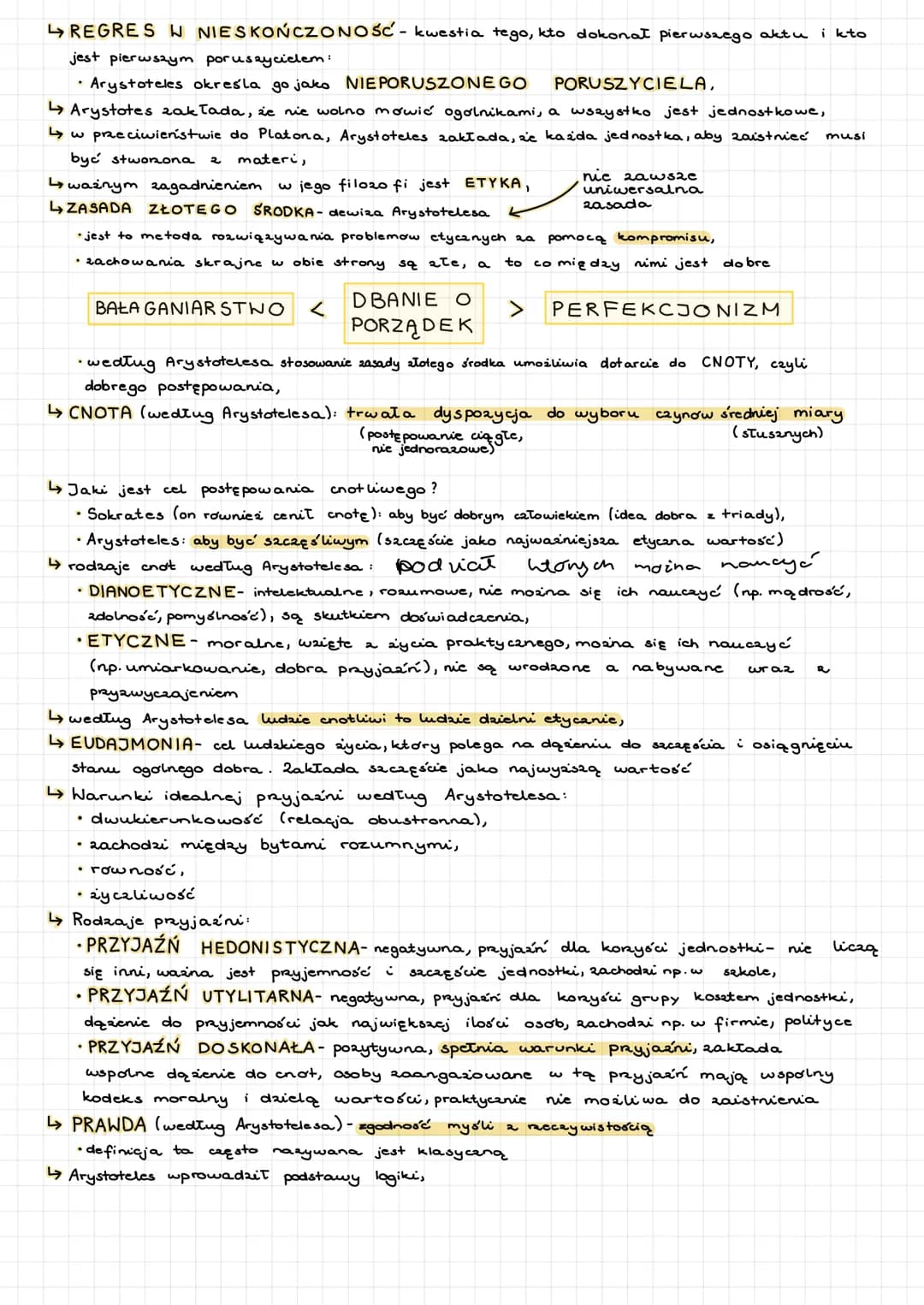 # LOGIKA
- uznawany jest za ojca logiki, ponieważ sformułował tay podstawowe prawa logiki
klasycznej (dwuwartościowej $\rightarrow$ oznacza