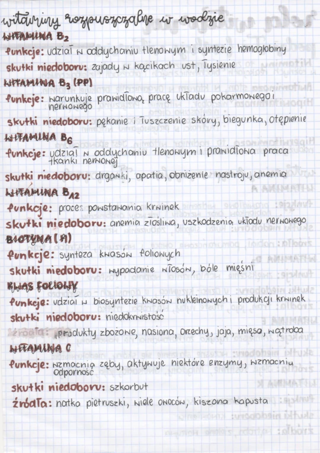# rola witamin
## podział i funkcje witamin
Witaminy to związki organiczne, które są wykorzystywane w różnych reakcjach biochemicznych i p