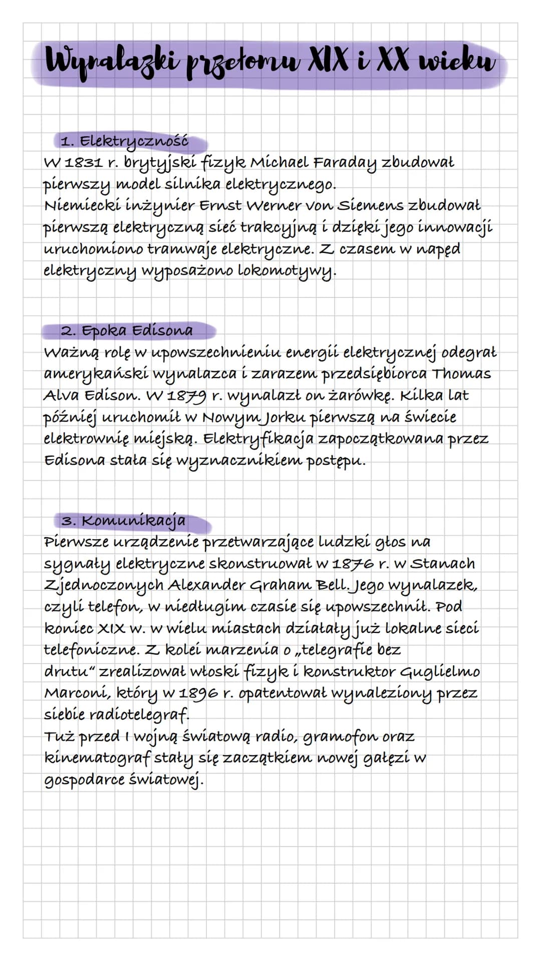 ## 4. Początki motoryzacji
W drugiej połowie XIX w. Nikolaus August Otto zbudował
silnik spalinowy z elektrycznym zapłonem, a następnie
rozp