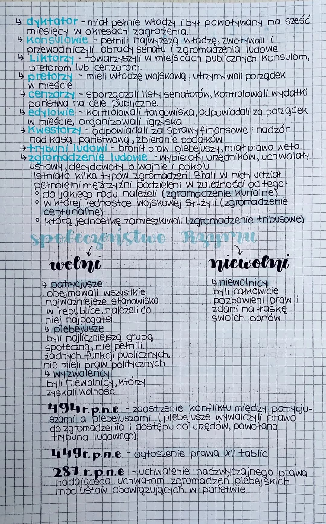 # historia
## republika
## rzymsha
### położenie geograficzne
Rzym leżał na półwyspie apeninskim w Halii w Lacjum
nad Tybrem. Półwysep Apeni