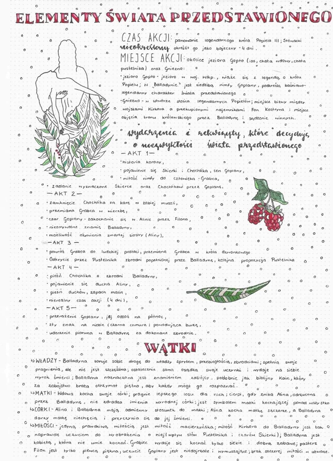 # BALLADYNA
Juliusz Słowacki
RODZAJ: dramat
GATUNEK: tragedia, d. romantyczny
"Balladyna" jako dramat:
- poaział na akty i sceny,
- tekst