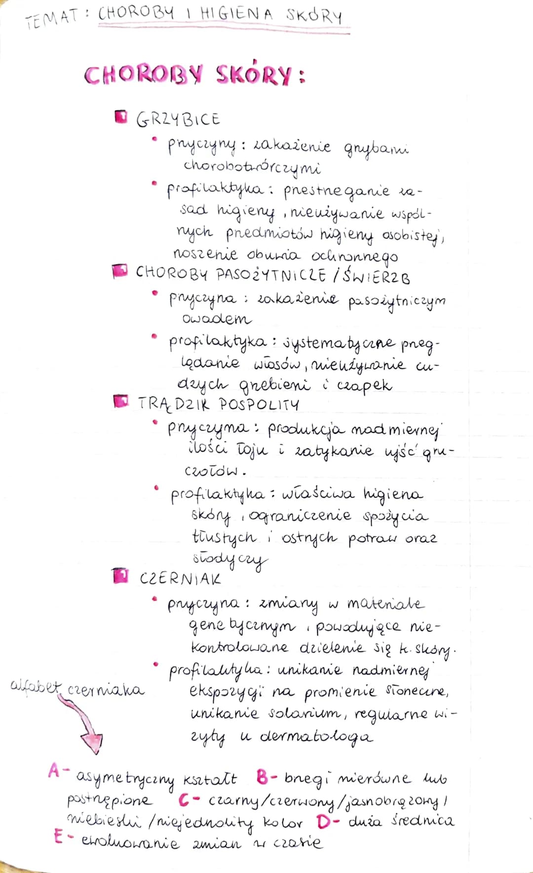 Nadmiar promieniowania UV powoduje
* opanenia słoneczne
* rozwój nowotworów
* uczulenie na słońce
* fotostarzenie Łodyga włosa
Naskórek
Por