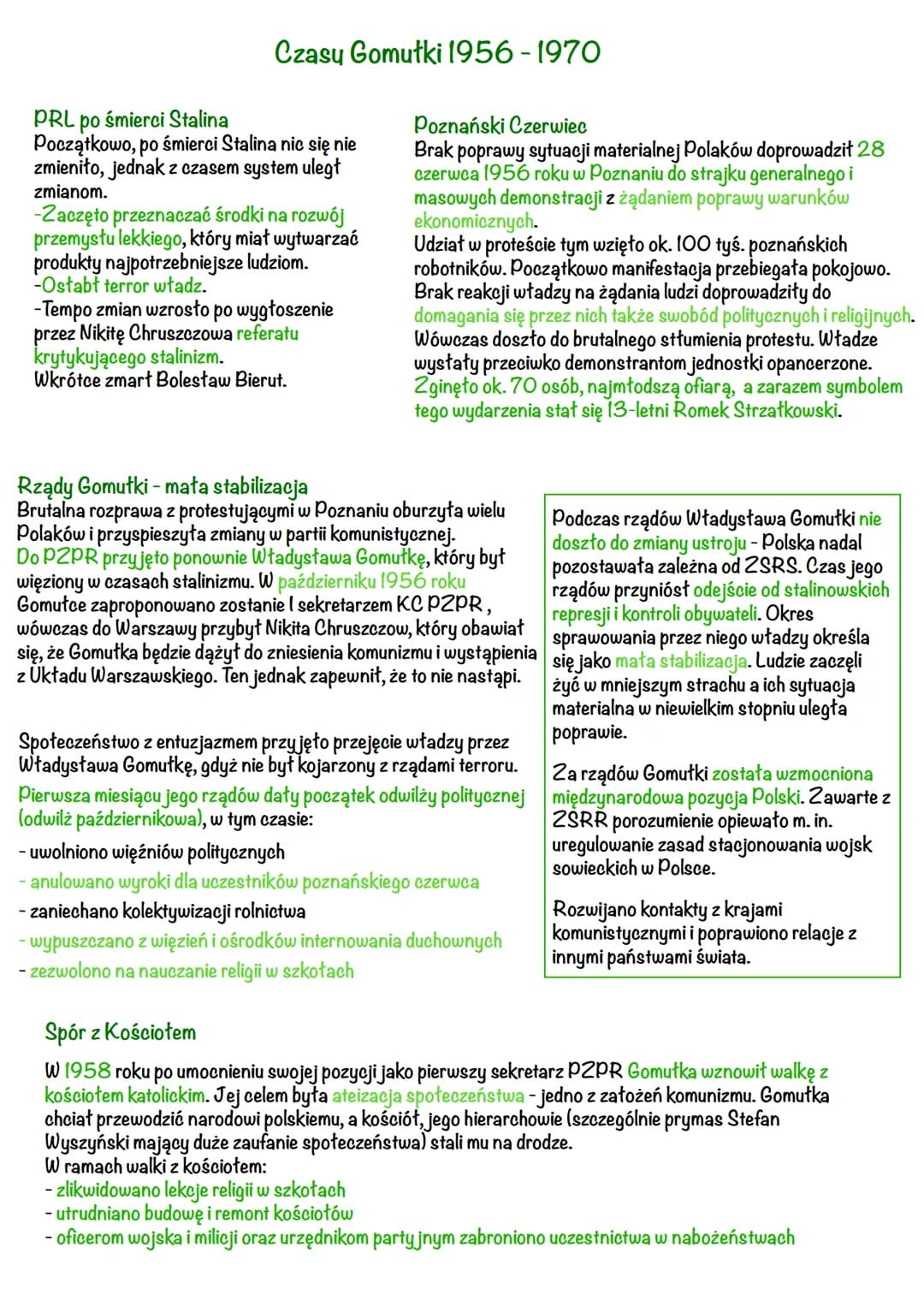 W 1965 roku polscy biskupi skierowali do biskupów niemieckich list wzywający do pojednania obu narodów. Propaganda państwowa uznała list za