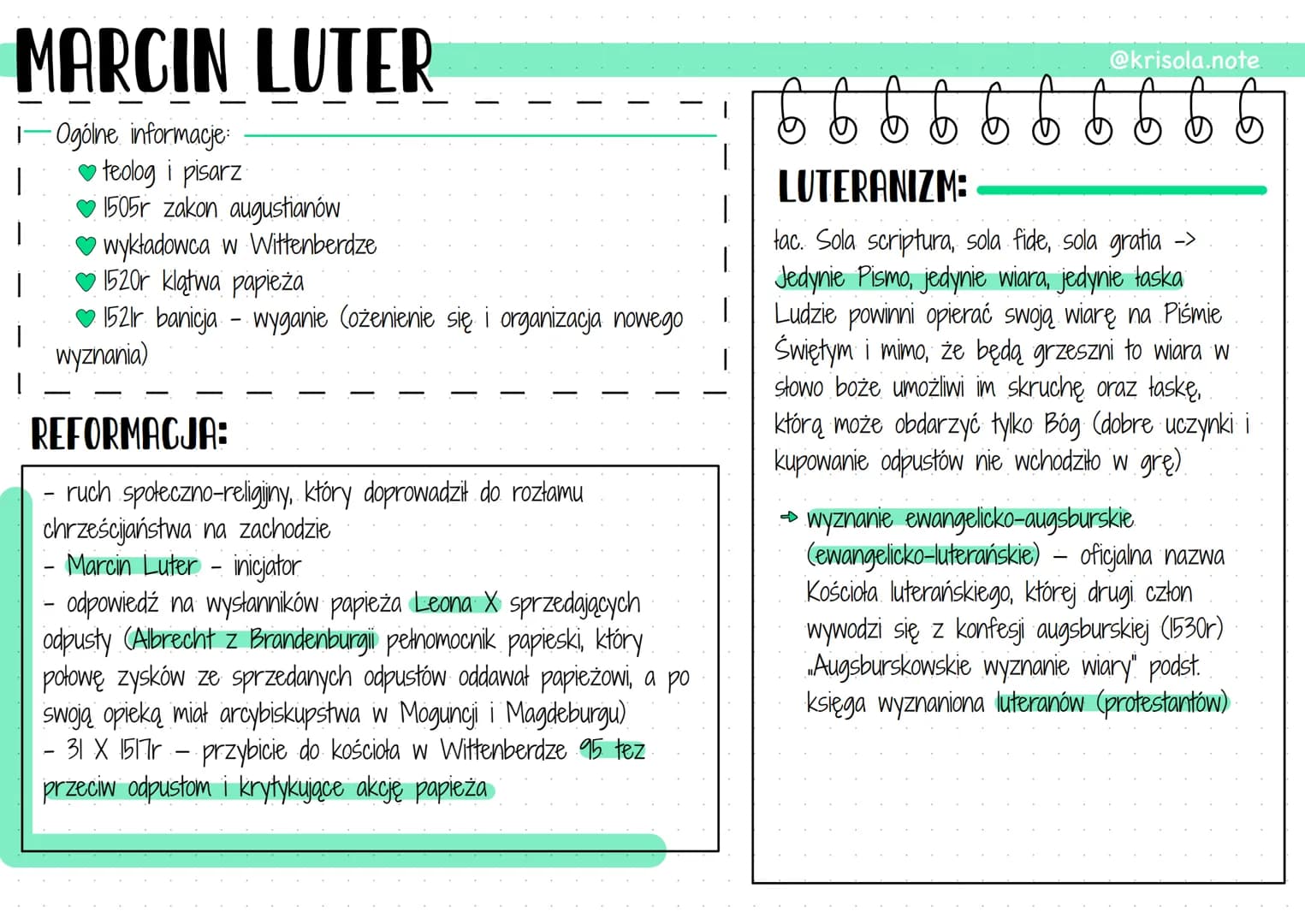# MARCIN LUTER
## Ogólne informacje:
- teolog i pisarz
- 1505r zakon augustianów
- wykładowca w Wittenberdze
- 1520r klątwa papieża
- 1521r