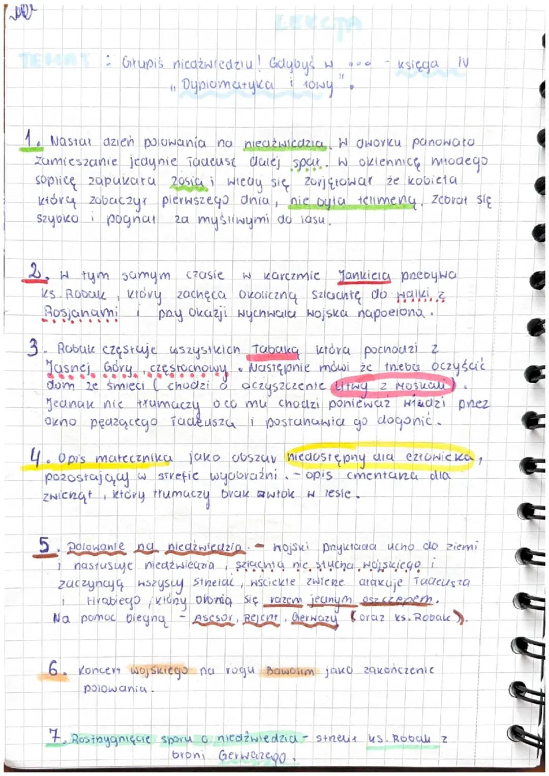 Pan Tadeusz księga 4