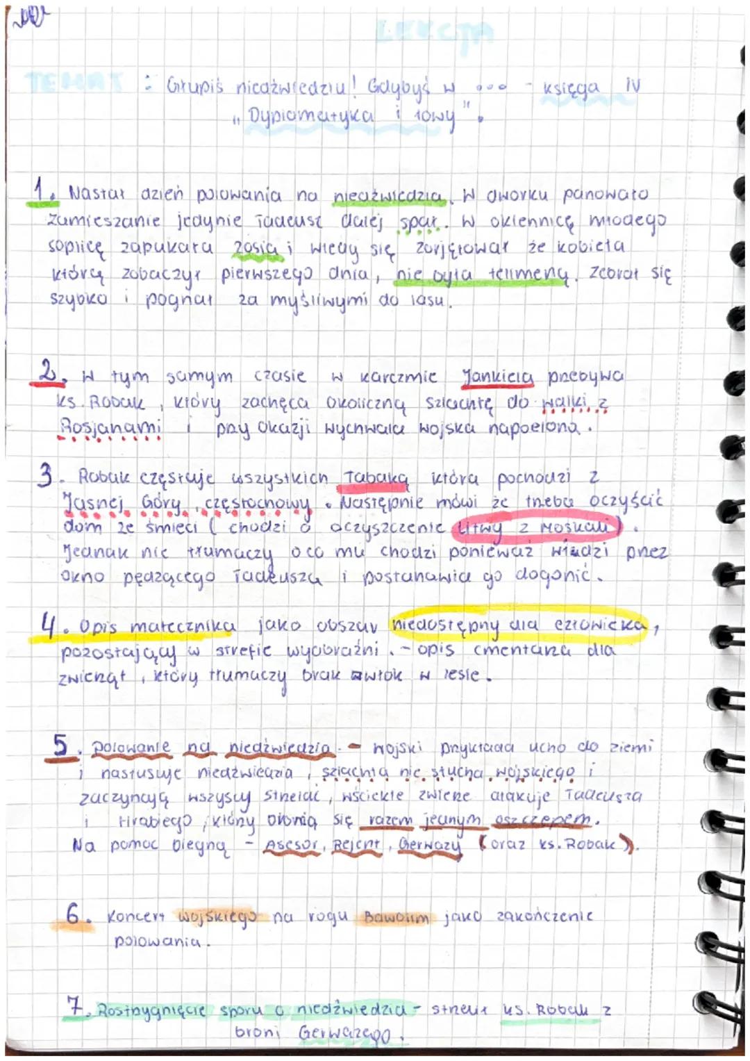 rom
TEA Grupis nicaźwiedziu! Gdybyś
W 050 księga IV
If
10wy
"Dyplomatyka 1
1. Nastał dzień polowania na niedźwiedzia W Oworku panowato
zamie