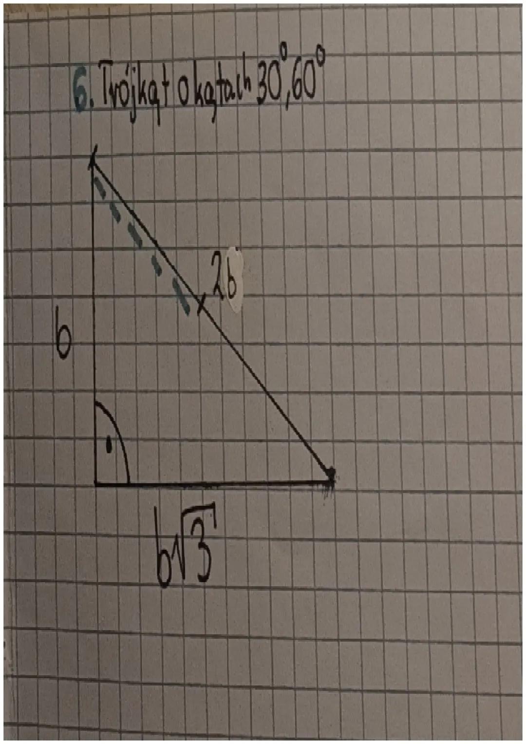 1. Przekątna kwadratu
4
2. Wysokość w trójkącie równobocznym
8
h
A
O
d'a"d² Oblicz przekątną kwadratu o boku
2a-d² ) α-8 d= 8√2
d = √2a²² b)