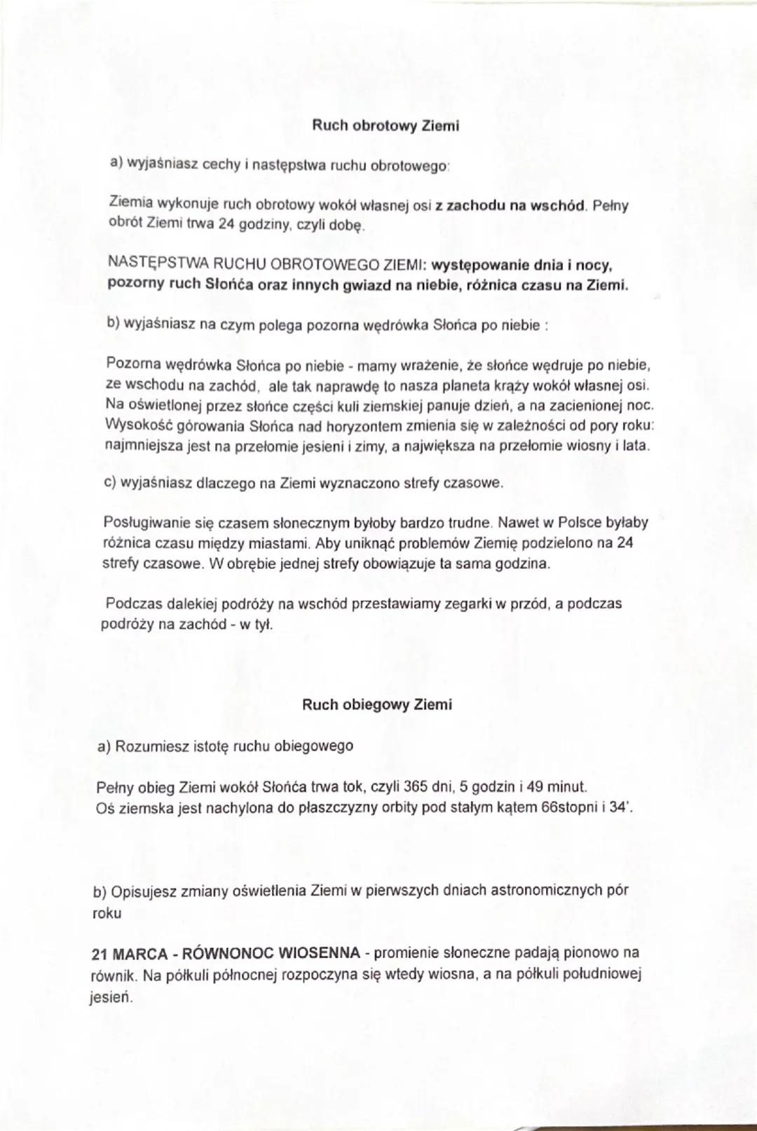 Ziemia w Układzie Słonecznym
a) opisujesz budowę Układu Słonecznego
Układ słoneczny tworzą Słońce i krążące wokół niego ciała niebieskie.
W