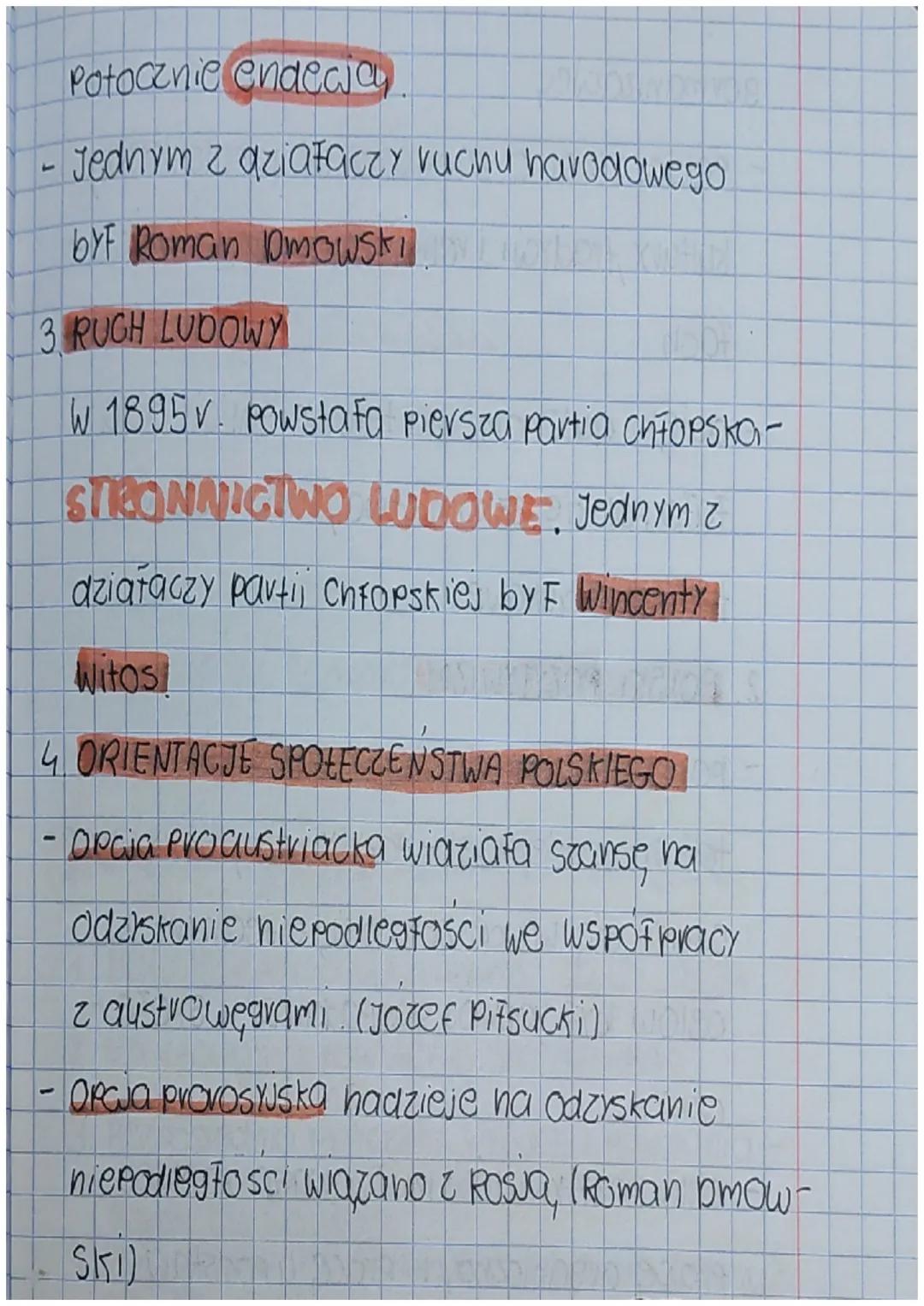 # Azralalinoso politycznа
ha ziemiach polskich
1. RUCH SOCJALISTYCZNY (ROBOT NICZ
| NAZWA PARTIL | ROK POWS | DZIAŁACZE |
| ----------- |