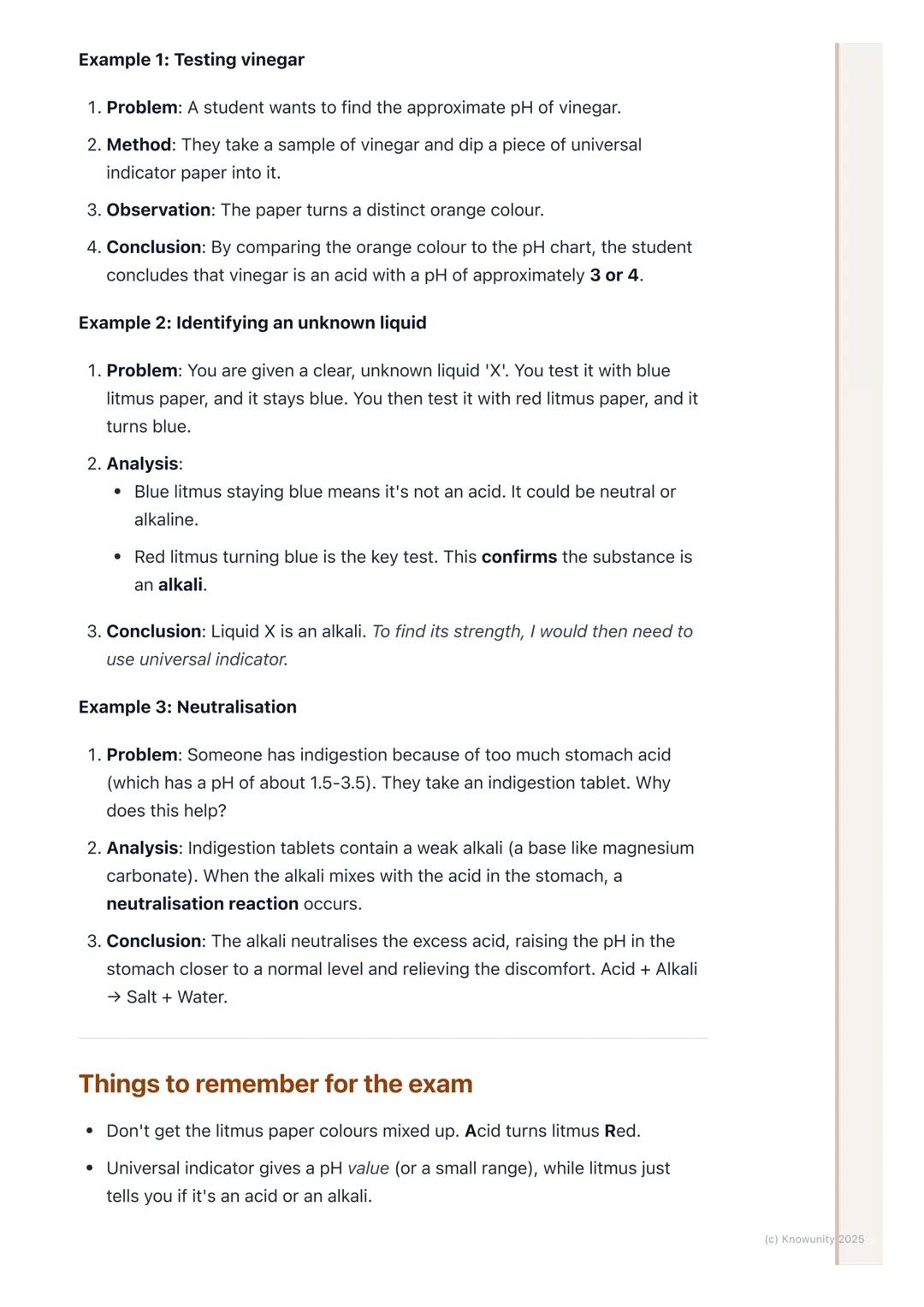 # The pH Scale
What is the pH scale?
The pH scale is a way to measure how acidic or alkaline a substance is. It's a
numerical scale that g