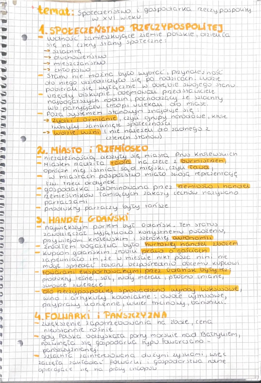 5
temat: Społeczeństwo
w XVI wieku.
gospodarka Rzeczypospolitys.
1. SPOŁECZEŃSTNO RZECZYPOSPOLITEJ
Wolnosc zamieszkujące ziemie polskie, Olz