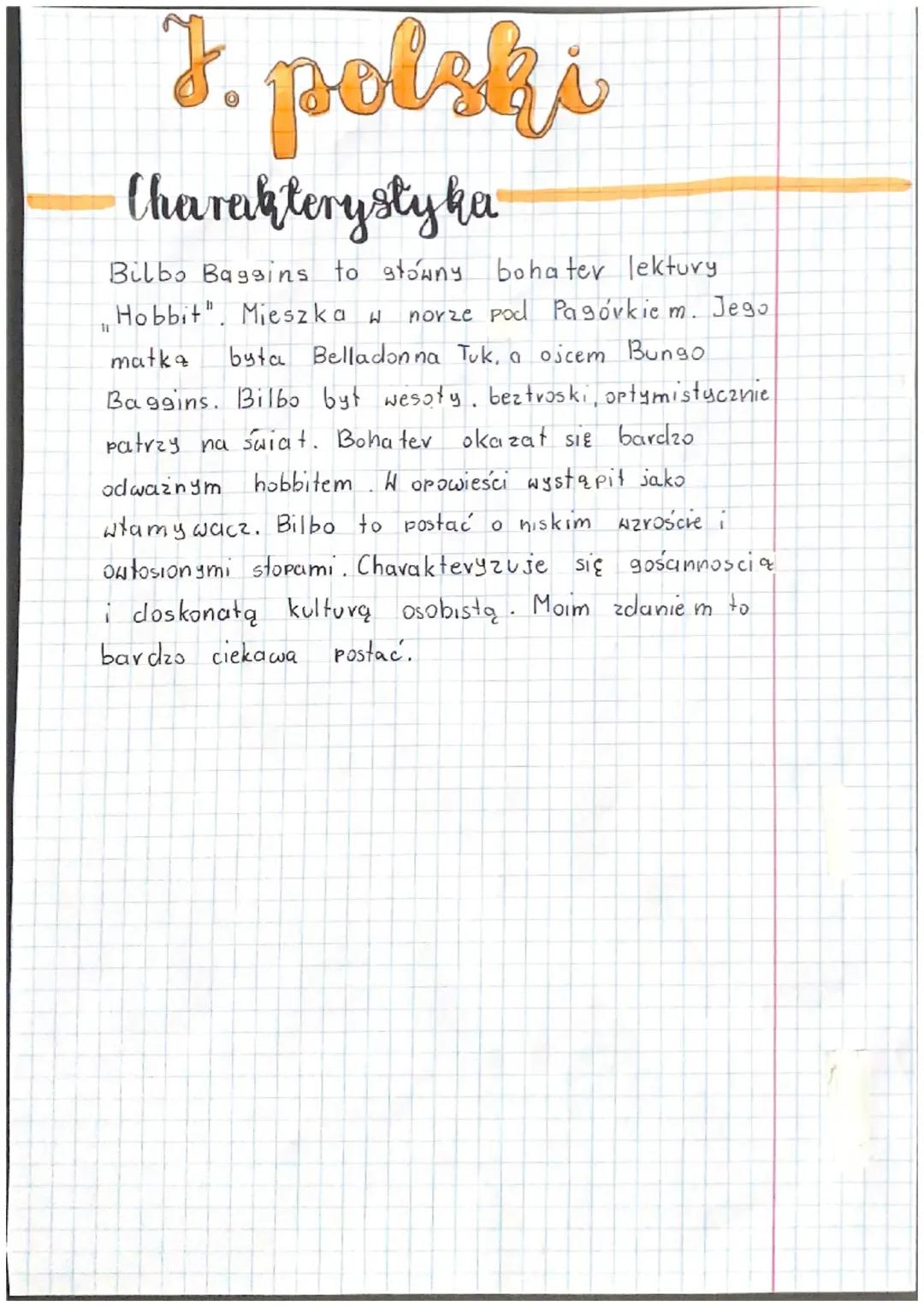 Bilbo Baggins: Charakterystyka postaci