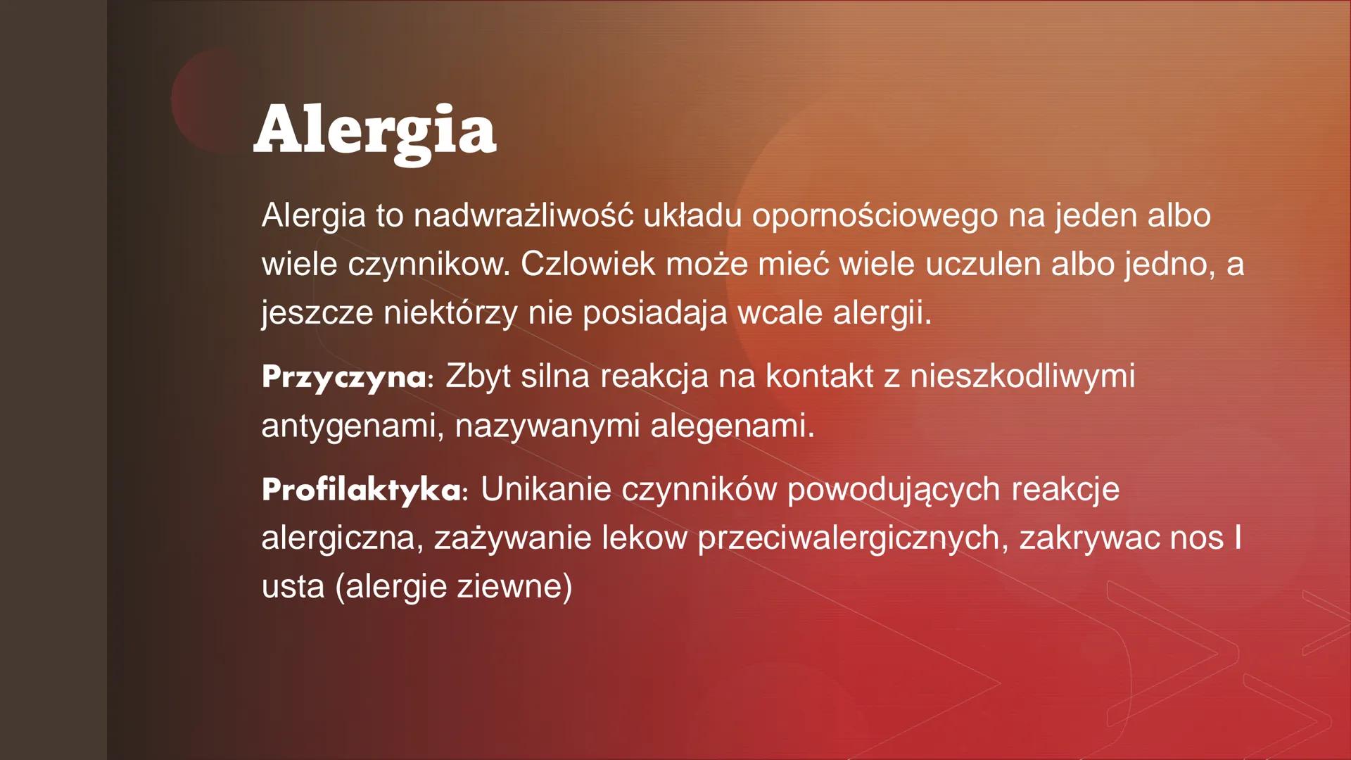 Zaburzenia
funkcjonowania
układu
odpornościowego Zaburzenia odpowiedzi
immunologicznej
Zaburzenia odpowiedzi immunologicznej moga
powodowac