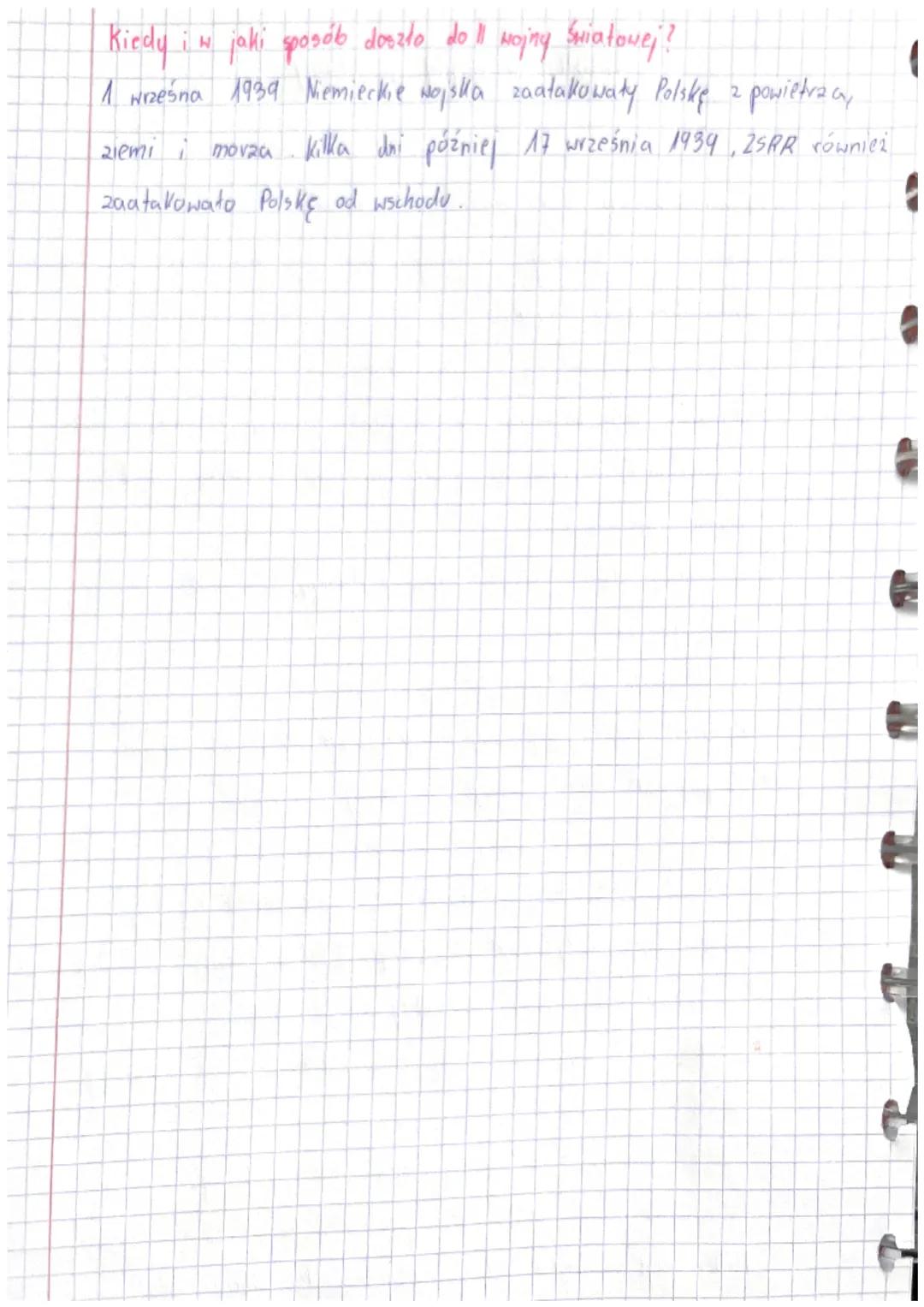 F
100
4
Wybuch 11 Wojny światowej
Czego Hitler żądał od Polskich władz w marcu 1939 roku?
1. Włączenia Wolnego Miasta Gdańska do Niemiec
2
2