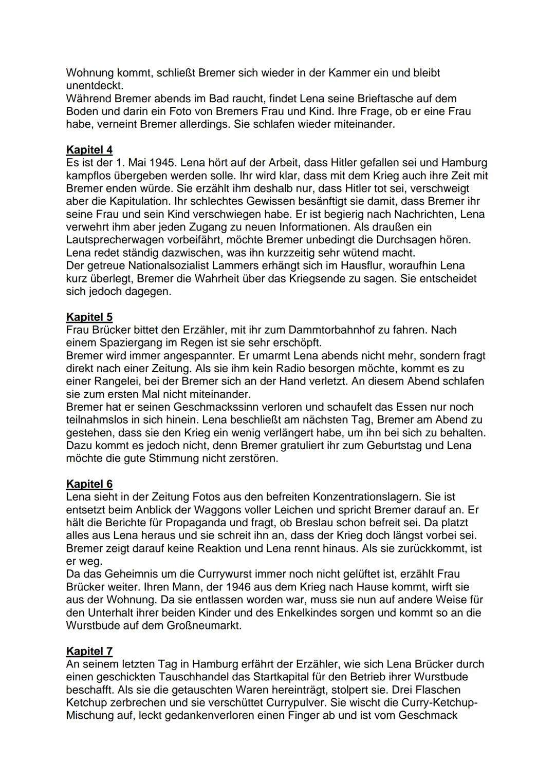 # Die Entdeckung der Currywurst
Inhaltsangabe/Zusammenfassung
Uwe Timm wurde 1940 in Hamburg geboren. Er ist Autor zahlreicher Romane und