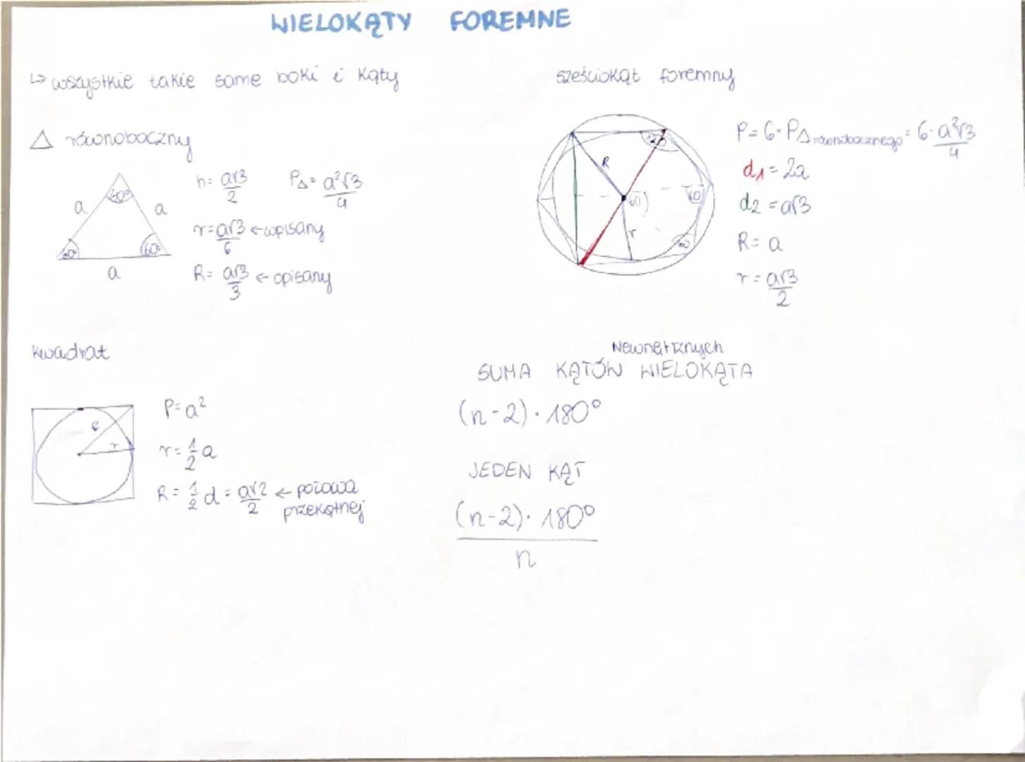 OKRĄG OPISANY NA TRÓJKĄCIE
MATEMATYKA
1
tylko w tym
OKRĄG HPISANY W TRÓJKĄT
A równoboczny r=
ars
• ½ h = 1 a√3 = a√3
A prostokątny r = a+b-c