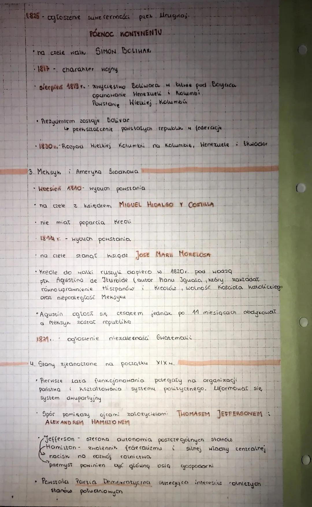 inter
O
O
AMERYKA I POŁOWIE XIX W
4. Ameryna Tacińsna na początku XIX nie ku
fa Platy
6
0
Chile
Guaność
4 hicekrólestwa
✓
Nowej Grenady
Wene