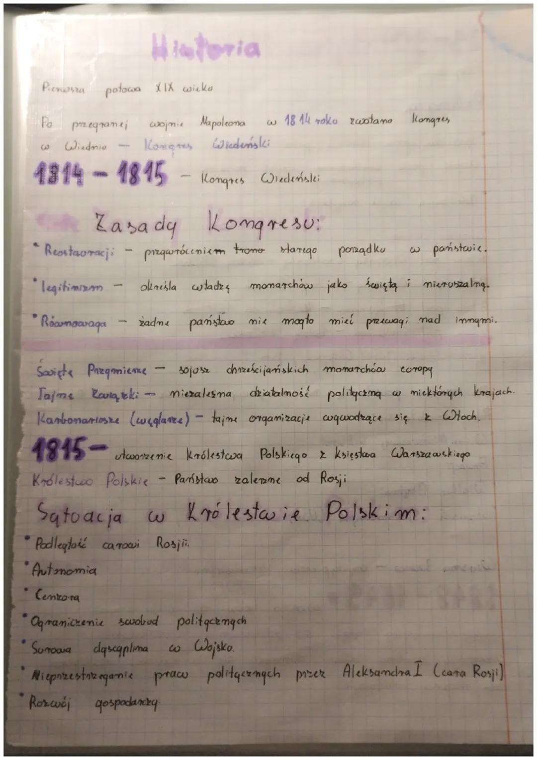 .
.
•
Pierwsza
.
Historia
połowa XIX wieko
Fo przeqranei
Wiednio
1814-1845
Restauracji
legitimism
*Roanowaga
w 18 14 roko zwotamo
wojnie Nap