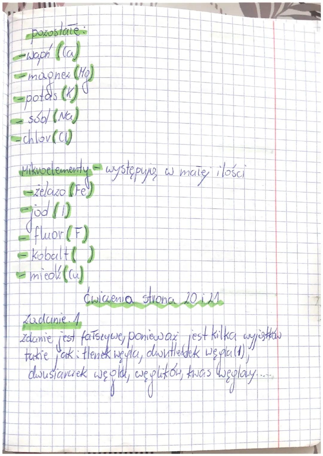 Kekcia 5
Temat: Skiad chemiciny organizmów.
Makvo i mikroelementy.
Pierwiastki chemiczne
↓
Związki chemiczne
związki
ovoaniczne
-Deplowodan