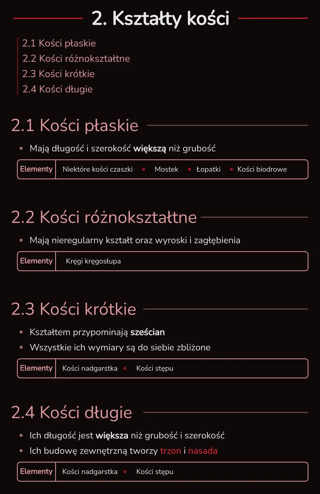 3. Układ ruchu
# OGÓLNA BUDOWA I FUNKCJE SZKIELETU
1. Układ ruchu
1. 1 Szkielet człowieka
- Szkielet osiowy
- Szkielet kończyn
2