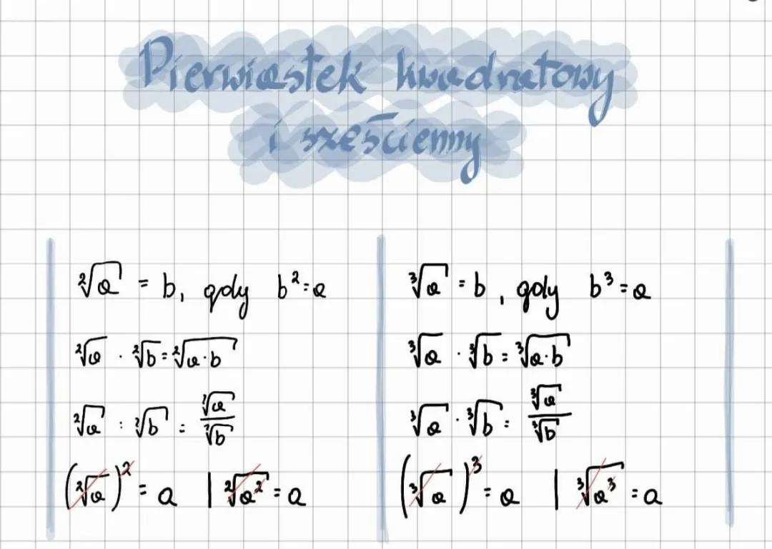 Pierwiastek kwadratowy i sześcienny + potęga o wykładniku całkowitym i wymiernym